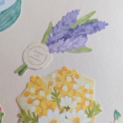 Pochette Grands Stickers Fleurs Mind Wave