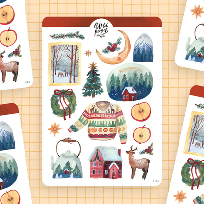 Stickers Home For Christmas - Wild Pencil