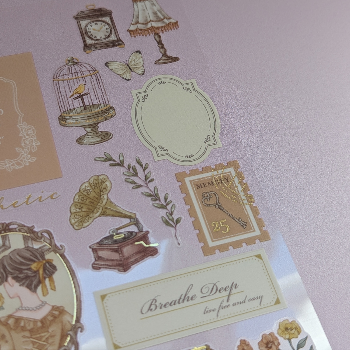 Sticker Rework Jaune Stickers Jaunes Style Romantique – Octobre en Juillet
