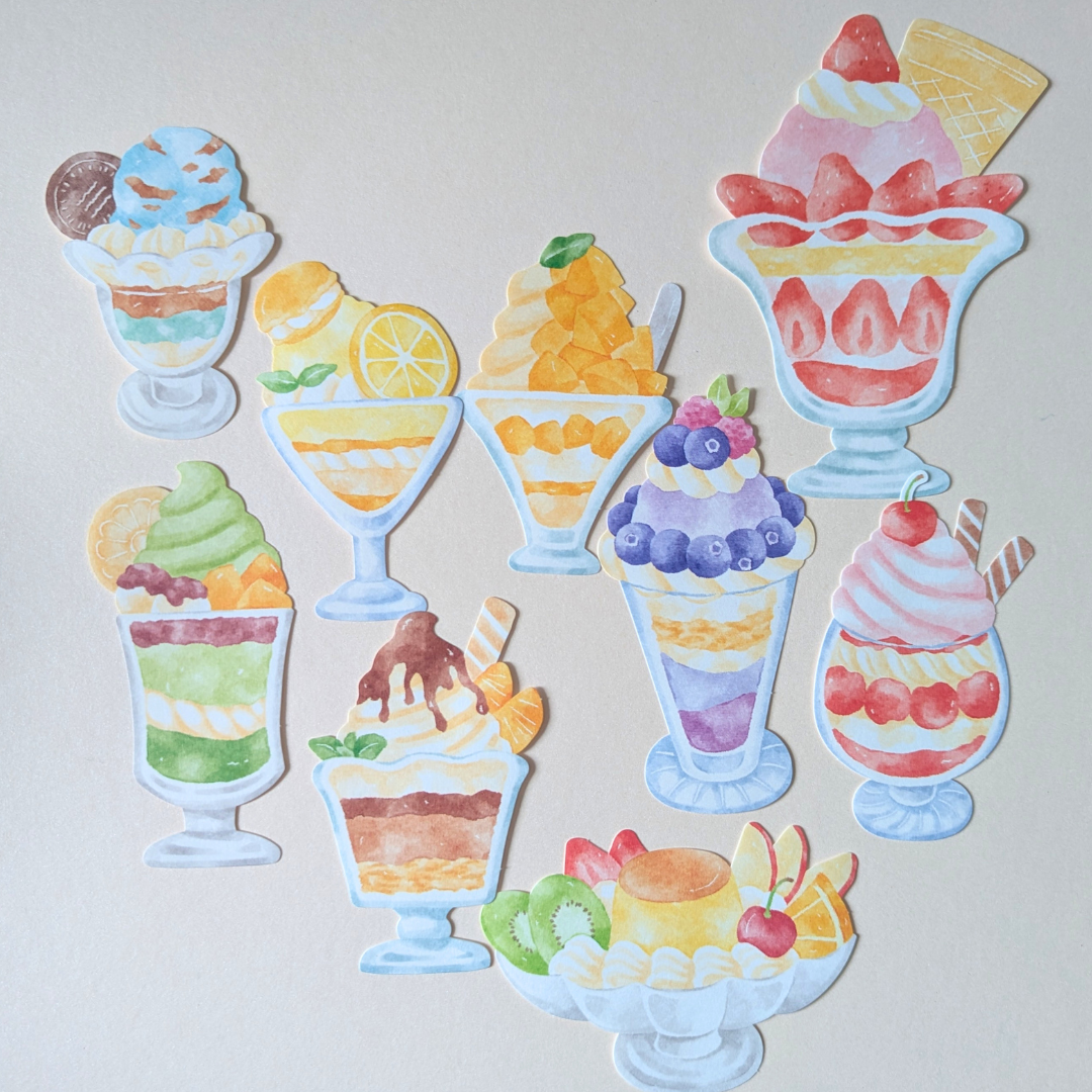 Pochette Grands Stickers Glaces Mind Wave