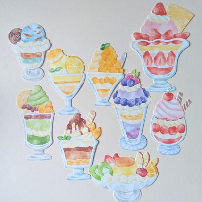 Pochette Grands Stickers Glaces Mind Wave