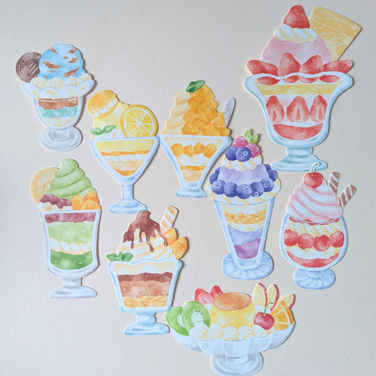 Pochette Grands Stickers Glaces Mind Wave