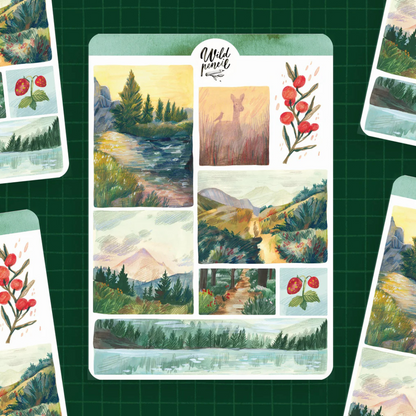 Stickers Balade en Forêt  - The Wild Pencil