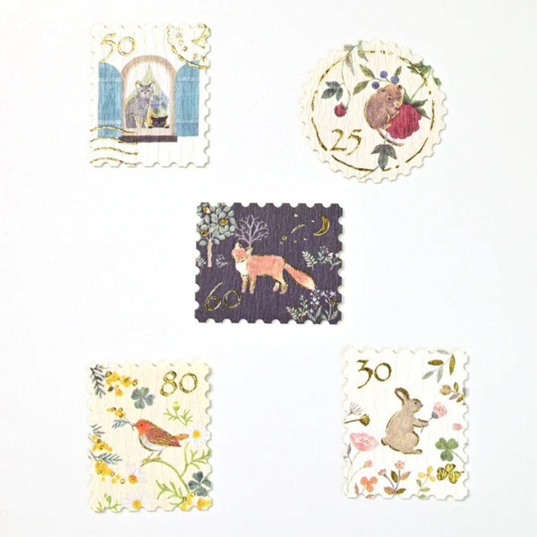 Stickers Timbres Animaux Nb Co.