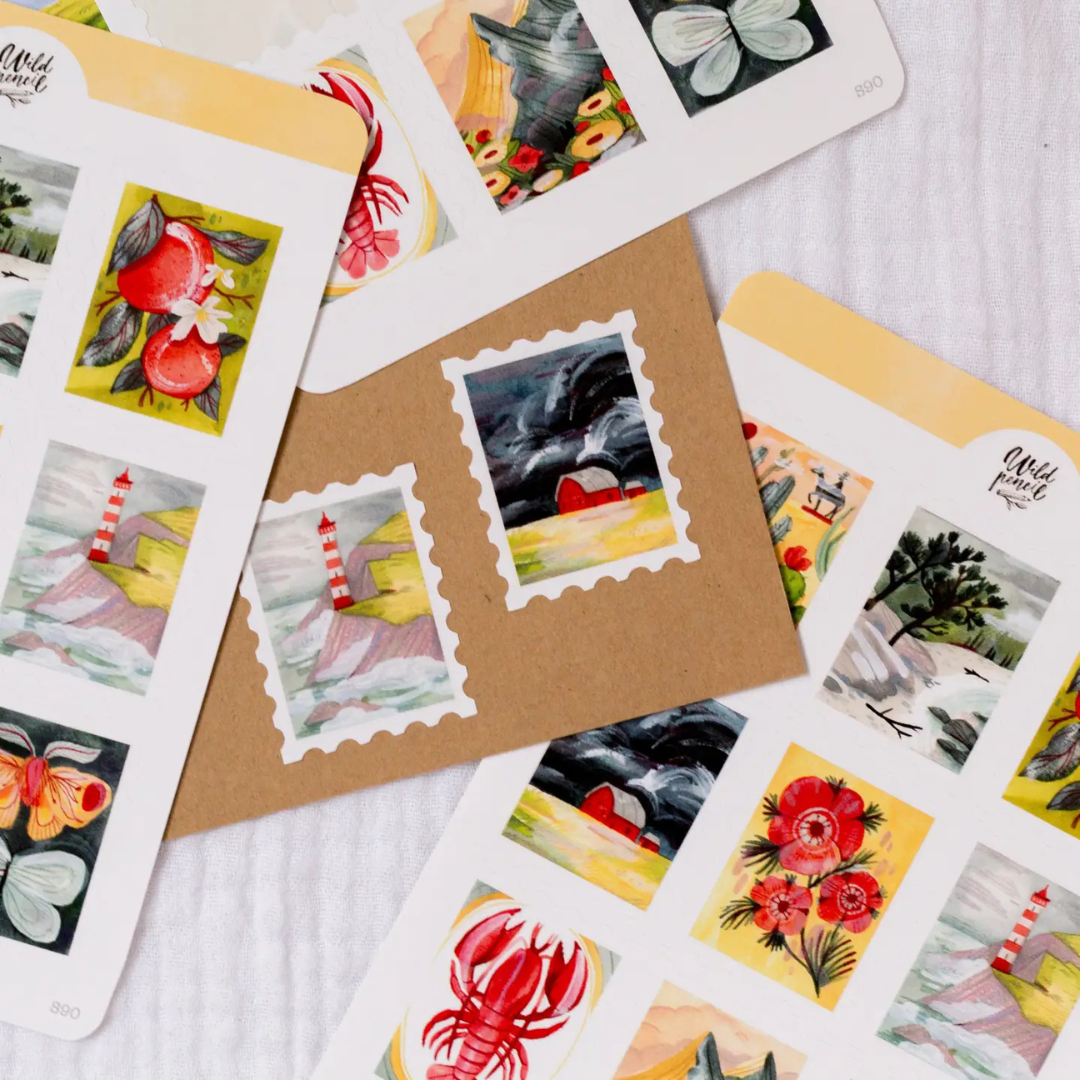 Stickers Timbres d'Été Wild Pencil
