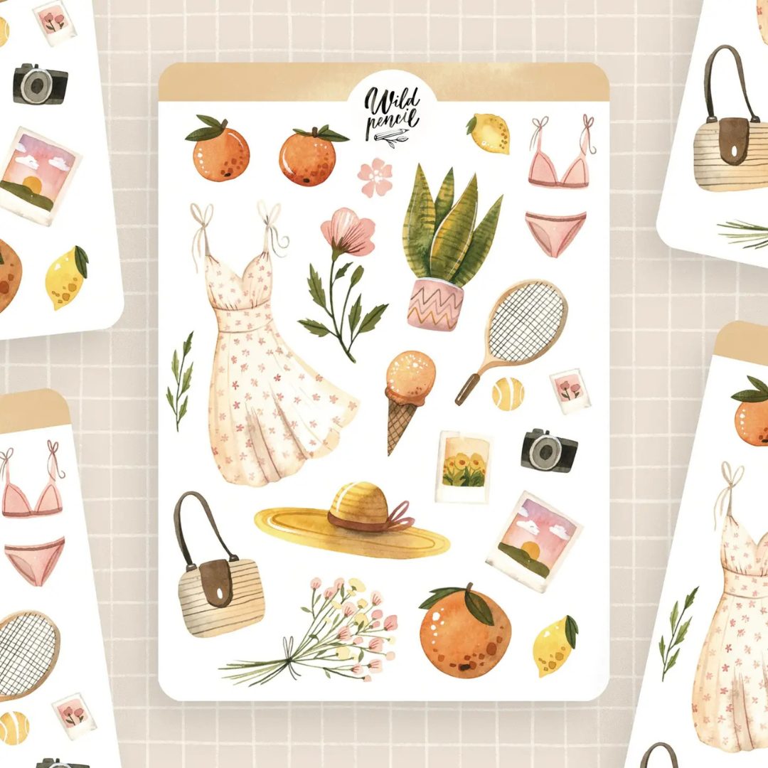 Stickers Les Beaux Jours Wild Pencil