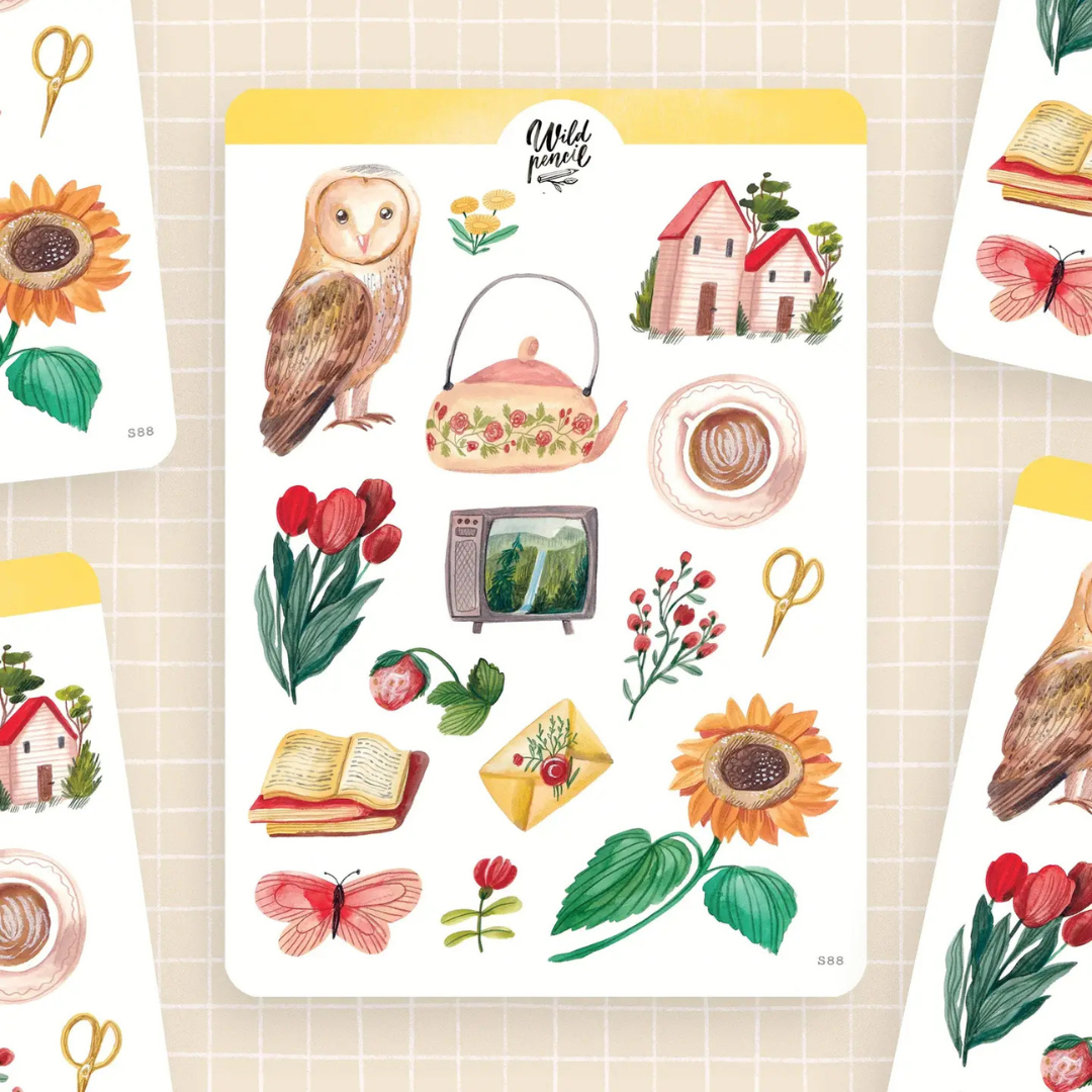 Stickers Ambiance Cosy Wild Pencil