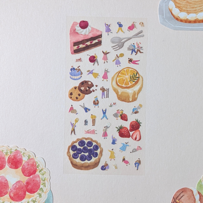 Mini stickers Pâtisseries et Personnages Miniatures Mind Wave