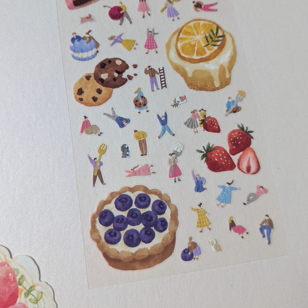 Mini stickers Pâtisseries et Personnages Miniatures Mind Wave