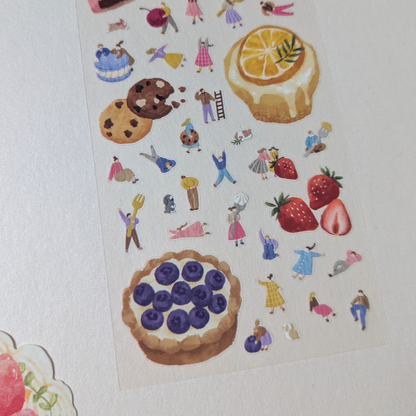 Mini stickers Pâtisseries et Personnages Miniatures Mind Wave