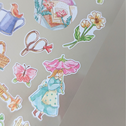Planche de Stickers Jardin Merveilleux Mind Wave