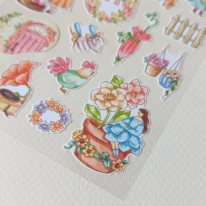 Planche de Stickers Jardin Merveilleux Mind Wave