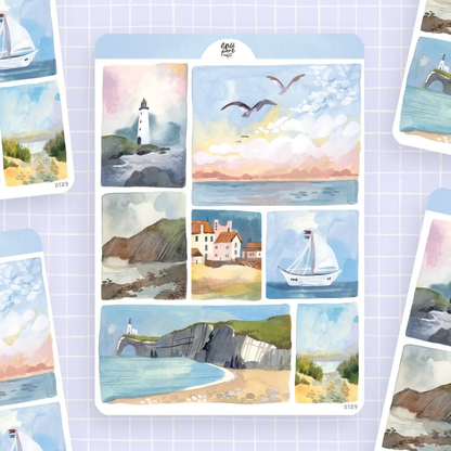 Stickers Paysages Côtiers Wild Pencil