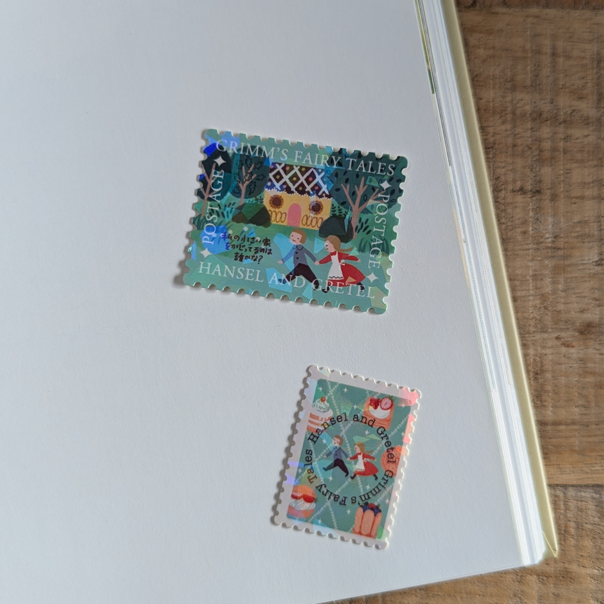 Boîte de Stickers Timbres-Poste Contes des Frères Grimm Tome I