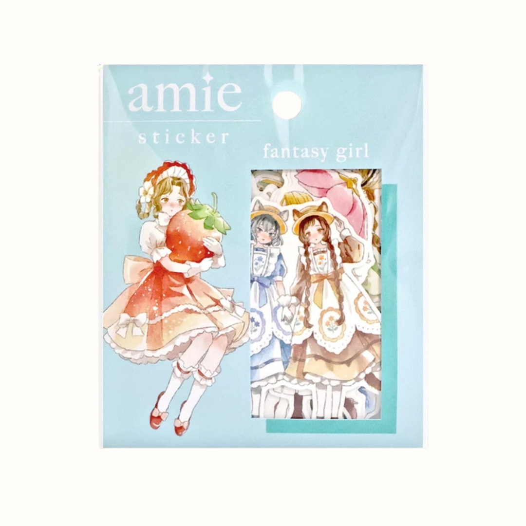 Pochette Stickers Fantasy Girl Mind Wave