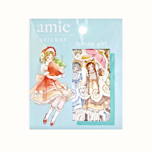 Pochette Stickers Fantasy Girl Mind Wave