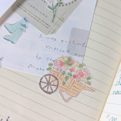 Planche de Stickers Après-Midi au Jardin Mind Wave
