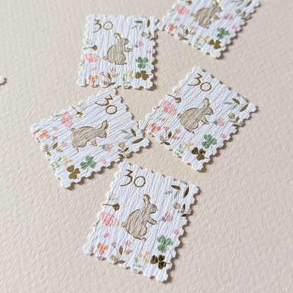 Stickers Timbres Animaux Nb Co.