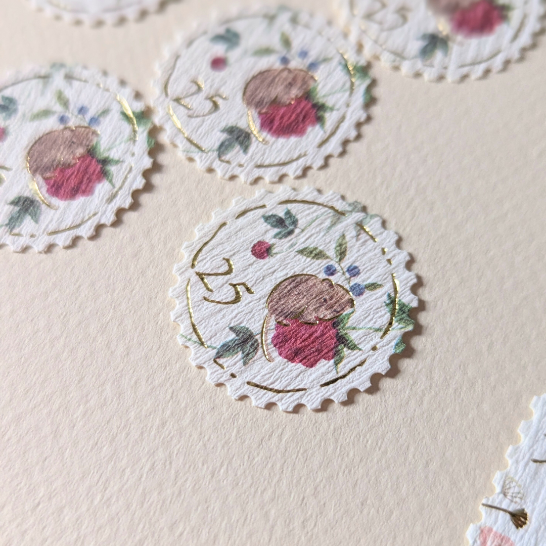 Stickers Timbres Animaux Nb Co.