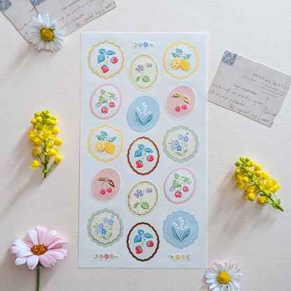 Stickers Nb Co. Japan Fruits & Fleurs