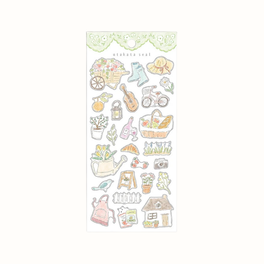 Planche de Stickers Après-Midi au Jardin Mind Wave