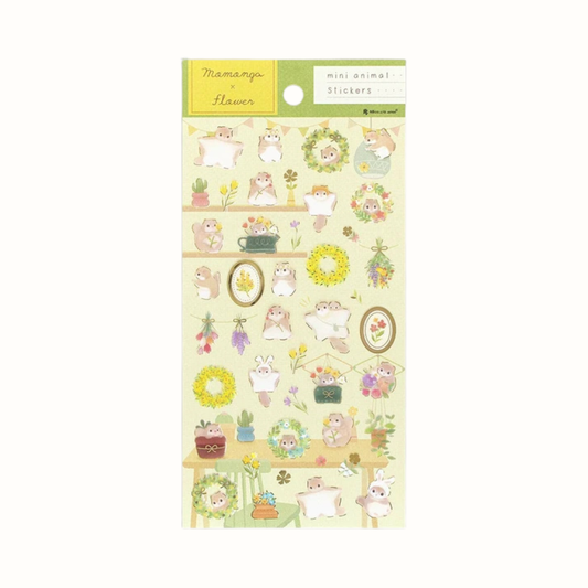 Planche de Stickers Transparents Écureuils Nb Co.