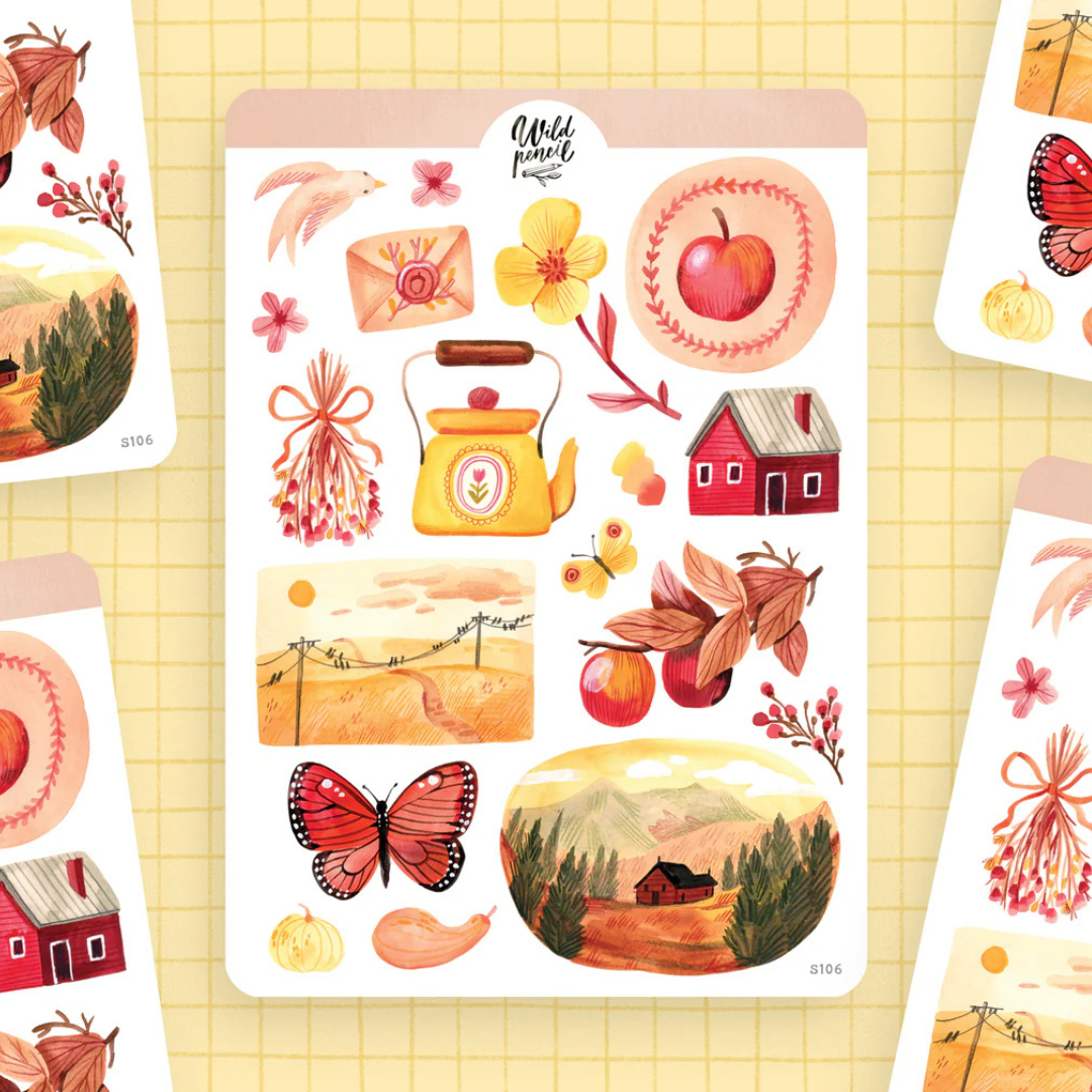 Stickers Été Indien  - Wild Pencil