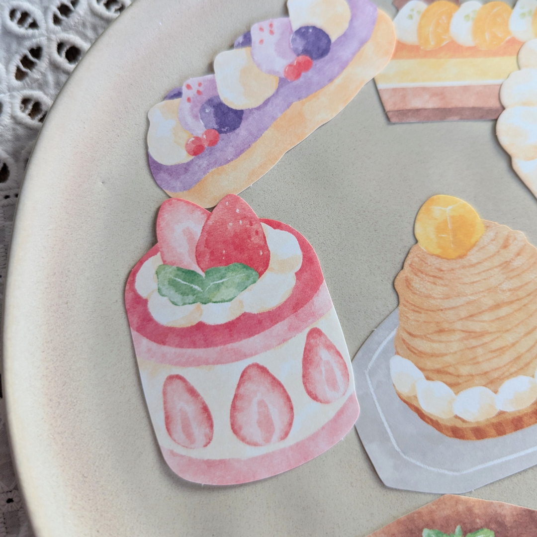 Pochette Grands Stickers Pâtisseries Mind Wave