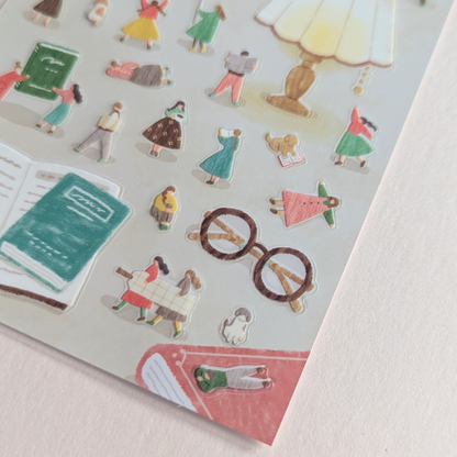 Mini stickers Lecture et Personnages Miniatures Mind Wave