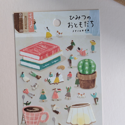 Mini stickers Lecture et Personnages Miniatures Mind Wave