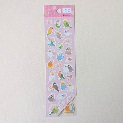 Planche de Stickers Oiseaux Nb Co.