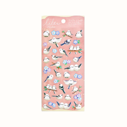 Planche de Stickers Oiseaux Kawaii Mind Wave