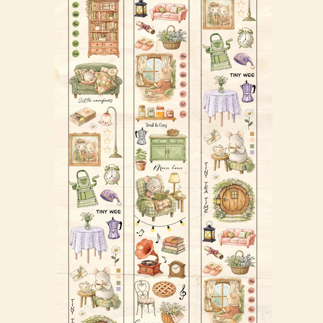 Ruban de stickers Maison Douillette des Petites Souris