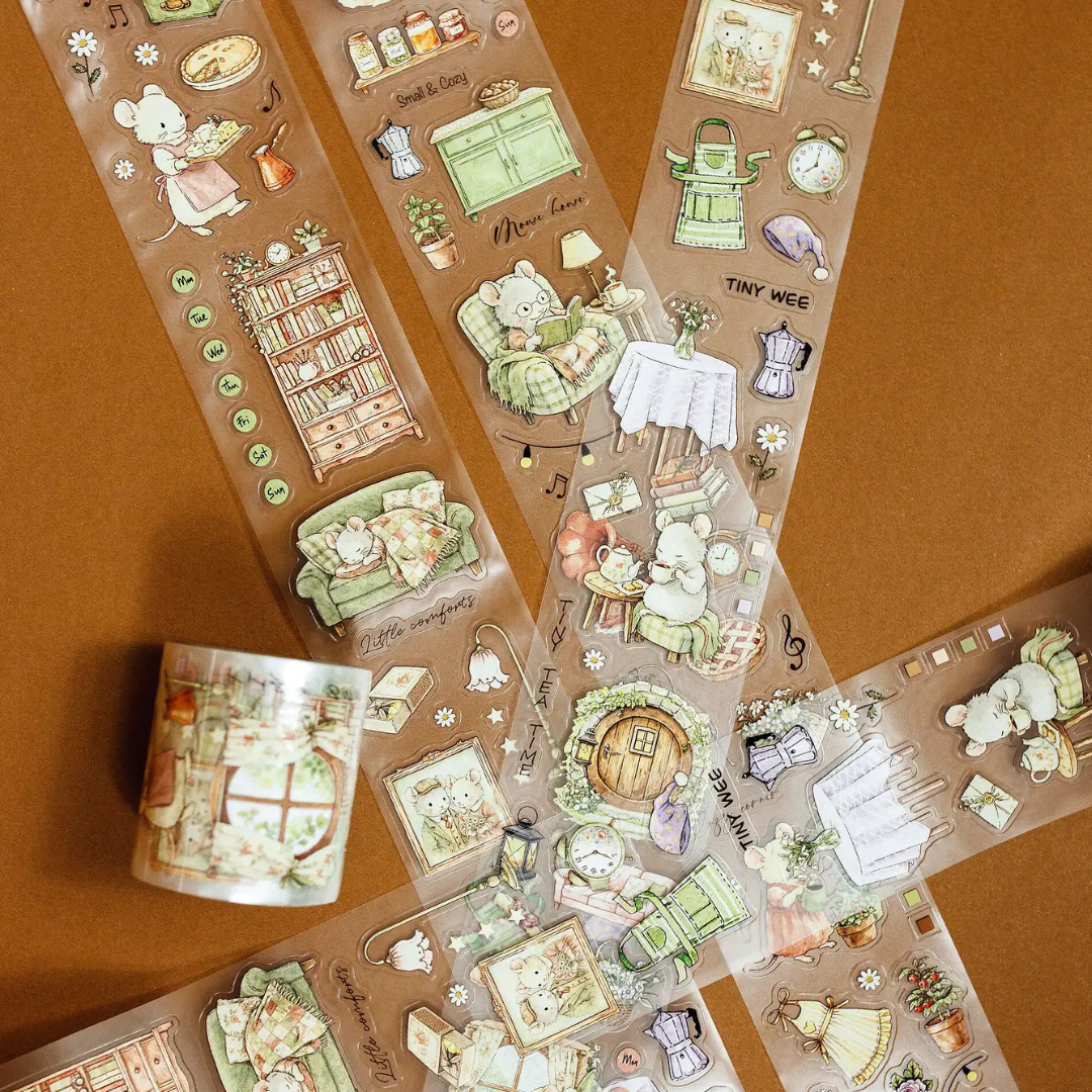 Ruban de stickers Maison Douillette des Petites Souris