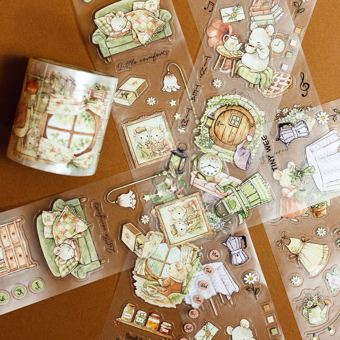 Ruban de stickers Maison Douillette des Petites Souris