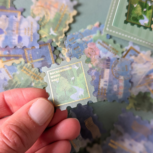 Stickers Timbres Paysages - BGM