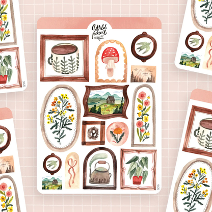 Planche de stickers Cadres Wild Pencil