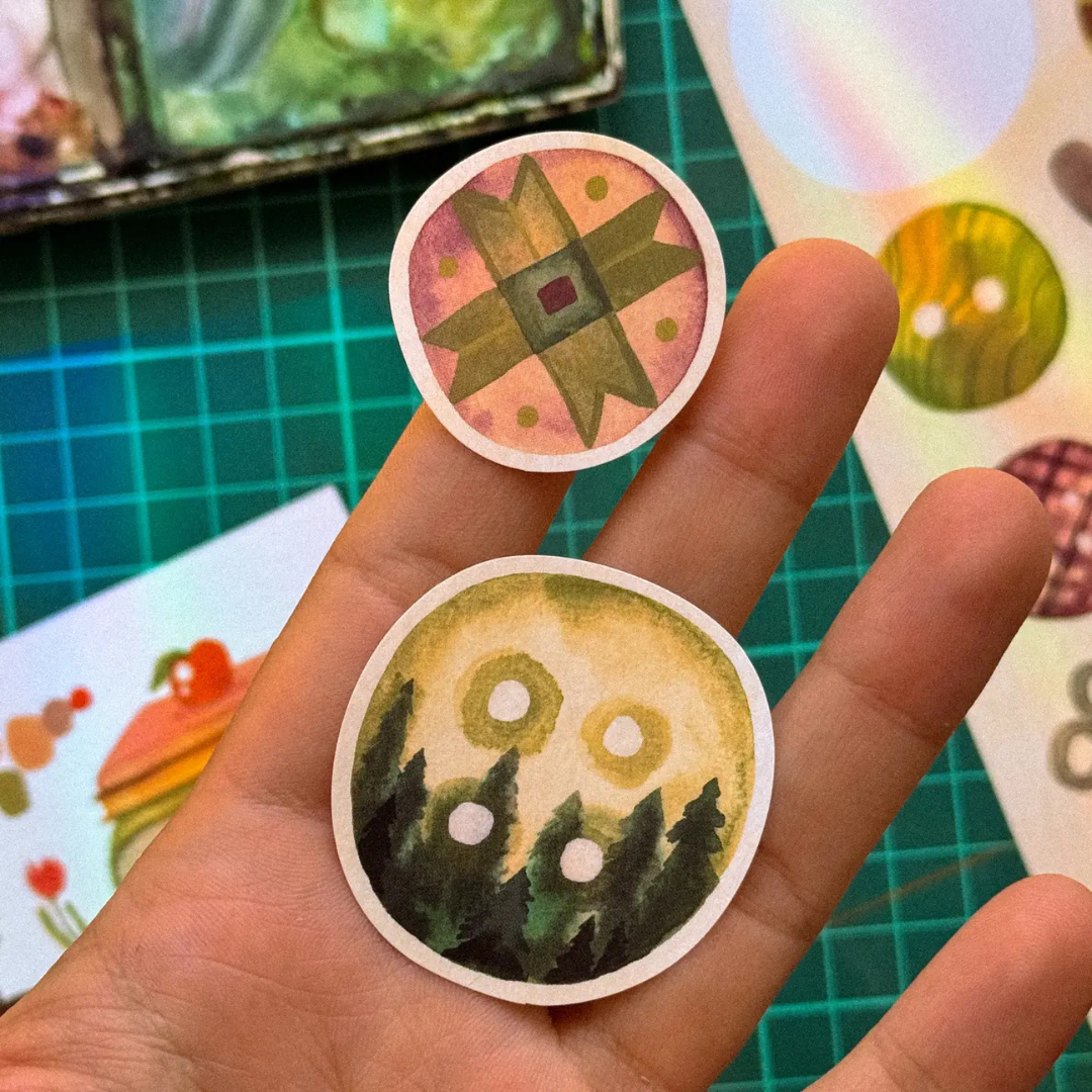 Planche de stickers Bibelots Wild Pencil