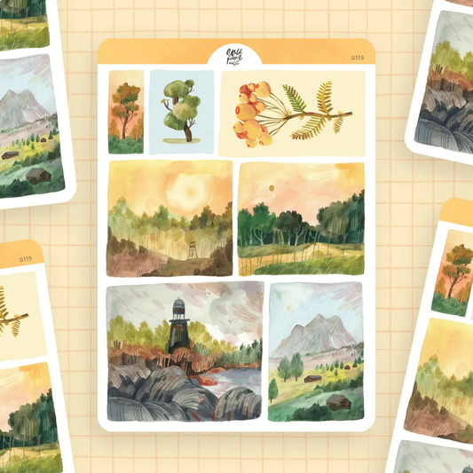 Stickers Matin d'Automne Wild Pencil Studio