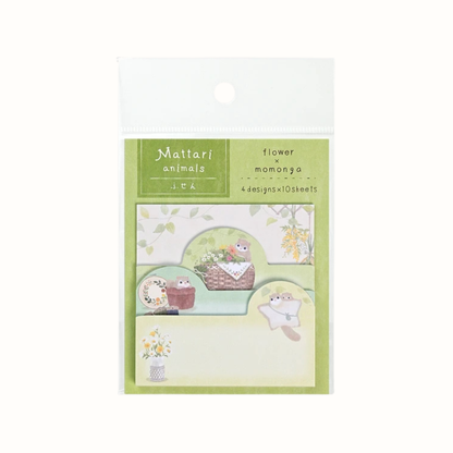 Sticky Notes Mattari Animals Fleurs