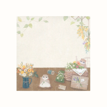 Sticky Notes Mattari Animals Fleurs