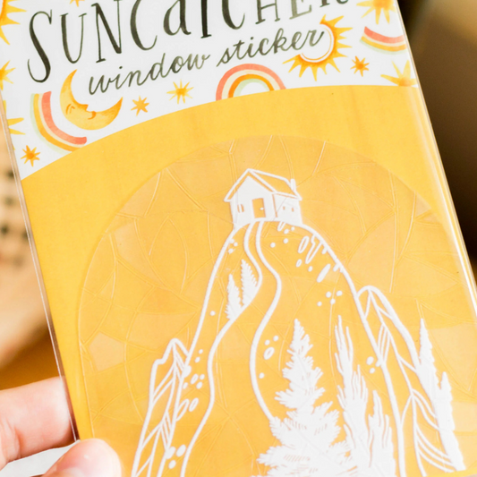 Autocollant Attrape-Soleil Maison sur la Colline - The Wild Pencil