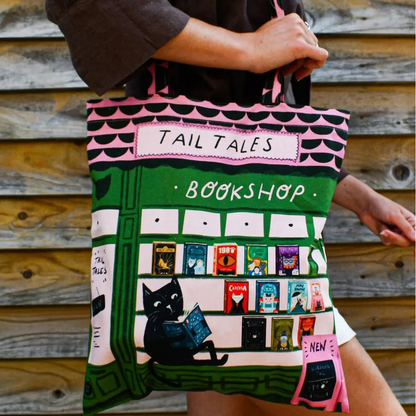 Tote Bag Chat et Livres Niaski