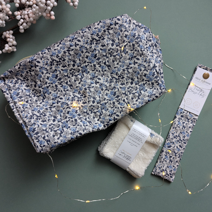 Trousse de Toilette + 5 Cotons lavables + Pochette à brosse à dents