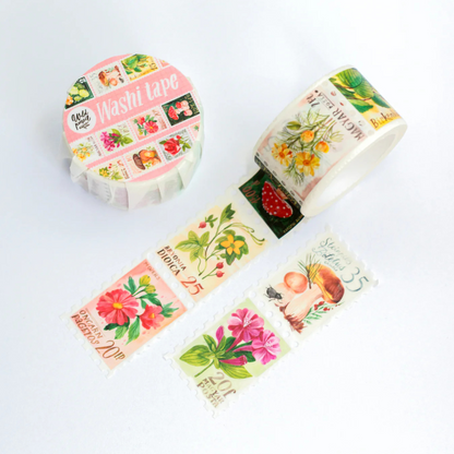 Masking Tape Timbres Botaniques - The Wild Pencil