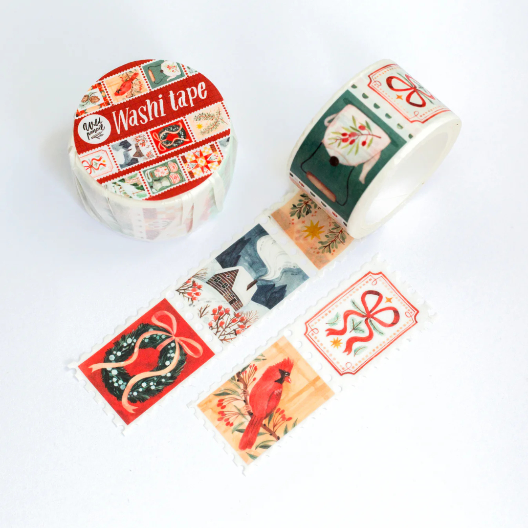 Masking Tape Timbres de Noël - Wild Pencil
