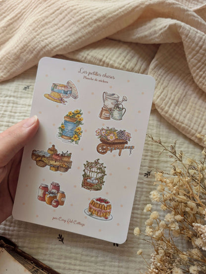 Planche de Stickers Les Petites Choses Cosy Del Cottage