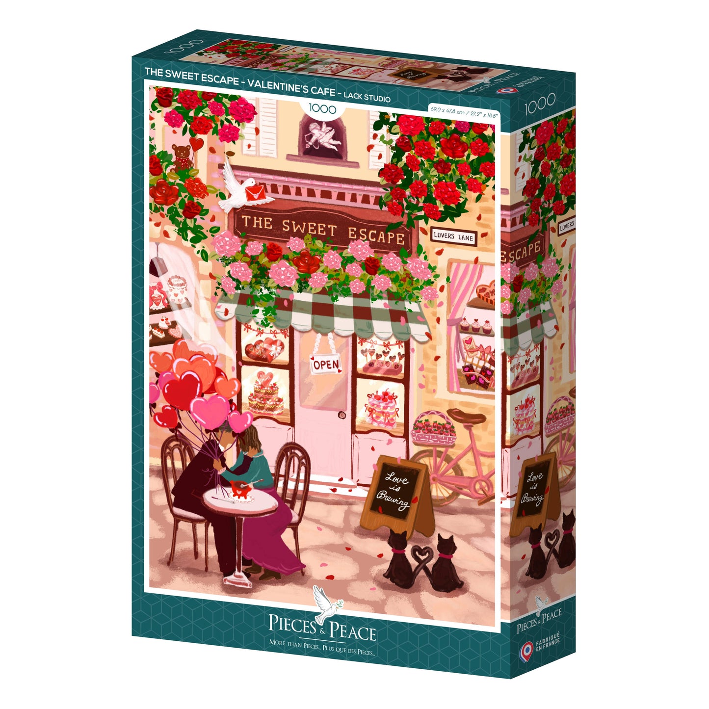 Puzzle 1000 Pièces Café de la Saint-Valentin