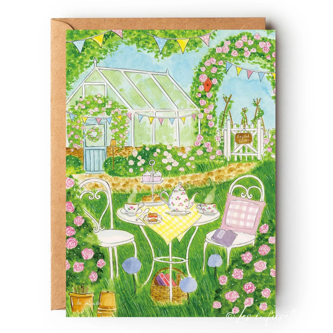 Carte Afternoon tea au jardin - Les Infusettes
