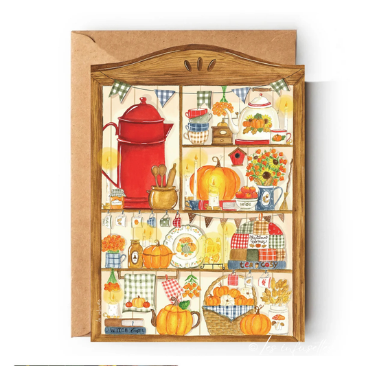 Carte Mon vaisselier d'Automne  - Les Infusettes